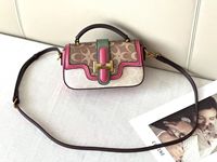 Sacs à bandoulière de créateur pour femmes, sac à main élégant en PVC noir, sac de luxe vintage, sacs bandoulière pour filles 8143