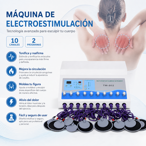 Máquina Profesional de Electroestimulación con Múltiples Aplicadores para Activación Muscular Dirigida y Centros de Fitness - Product Image 1