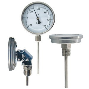 Hank Edelstahl Korrosions schutz Hochtemperatur-Industrie-Bimetall-<span class=keywords><strong>Thermometer</strong></span> - Product Image 4
