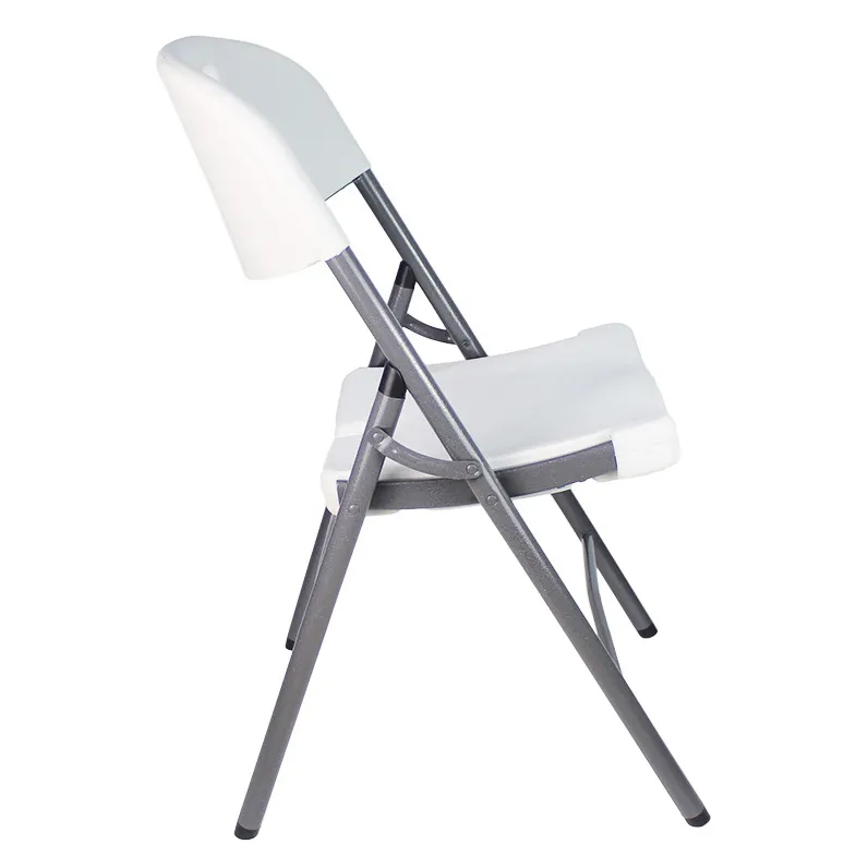 High Quality Cheap Padded Wedding Outdoor White Plastic Resin Folding Chairs For Parties