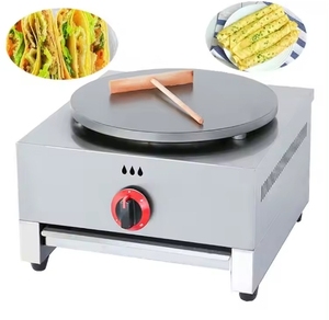 Nuevo producto, fabricante de crepes a Gas doble con <span class=keywords><strong>precio</strong></span> de fábrica, tortitas rellenas de huevos y frutas - Product Image 1