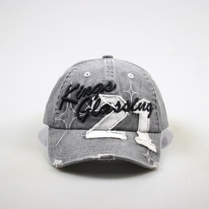Gorras <span class=keywords><strong>de</strong></span> Béisbol Estilo Dad Hat, 6 Paneles, Vintage, Lavadas, Desgastadas, <span class=keywords><strong>de</strong></span> Algodón, Sin Estructura, con Logotipo Personalizado OEM ODM BSCI - Product Image 3