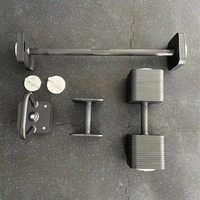 Iroga Fitness Super Durable Multi-Fonction Verrouillage Rapide Carré Réglable Haltère Barbell Kettlebell Avec Plaques Détachables