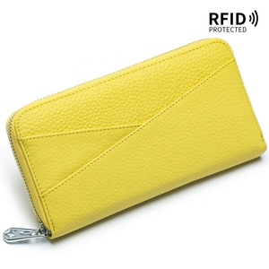 Women RFID Clutch <b>Wallet</b> Fashion Leather Long Purse <b>Ladies</b> Cell Phone <b>Wallets</b> Genuine Leather Clutch Card <b>Wallet</b> - Product Image 6