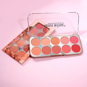 Fard à joues mat <span class=keywords><strong>MISS</strong></span> ROSE à dix couleurs, naturel, durable et facile à appliquer – Meilleure vente - Product Image 4