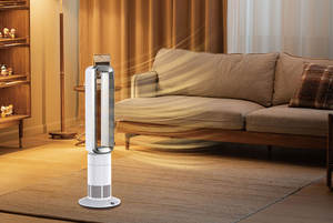 Ventilateur de tour intelligent sans pales pour la maison, avec purificateur d'air, ventilateur <span class=keywords><strong>refroidisseur</strong></span> d'air, chauffage, filtre HEPA 13, élimine la poussière et la <span class=keywords><strong>fumée</strong></span> - Product Image 2