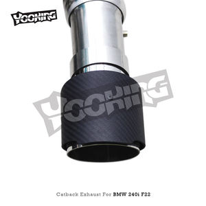 Échappement Catback Valvetronic OBM pour <span class=keywords><strong>BMW</strong></span> <span class=keywords><strong>240i</strong></span> F22 3.0T 2019-2024, tuyau d'échappement en acier inoxydable de course, réglage sportif pour voiture - Product Image 3