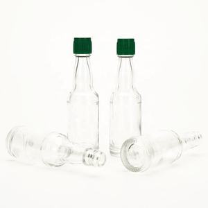 Vista Custom Cheap 150ml 200ml Botellas de salsa picante de vidrio <span class=keywords><strong>Mini</strong></span> botella de salsa de tomate de Chile vacía Botellas de salsa <span class=keywords><strong>Tabasco</strong></span> con plástico - Product Image 5