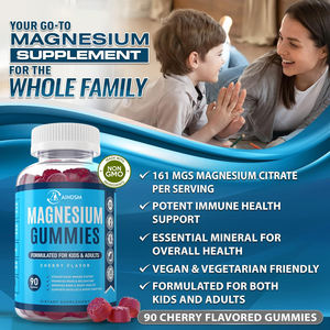 Gommes au magnésium multifonctionnelles pour améliorer l'humeur et la relaxation, gommes au magnésium, citrate de magnésium, améliorent la santé des os - Product Image 5