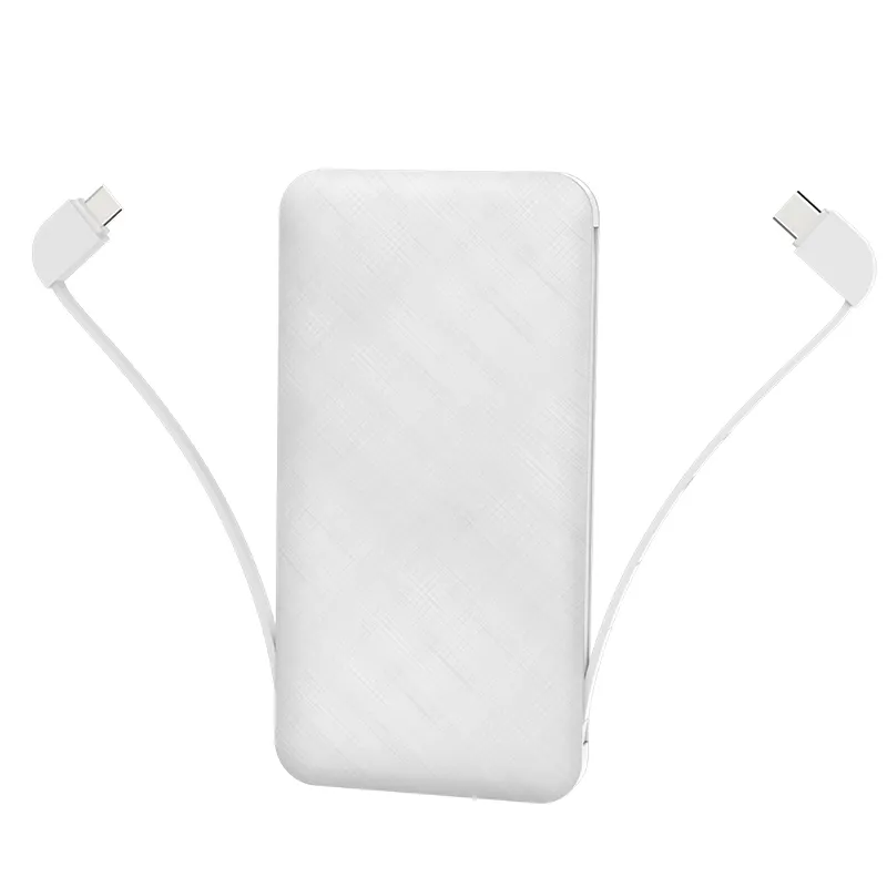 Carregador portátil ultrafino 10000mah, bateria externa para todos os telefones celulares tipo