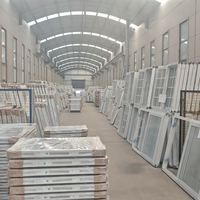 Utilisation industrielle d'entrepôt d'usine Fenêtre coulissante en PVC/UPVC à usage intensif Fenêtre coulissante de sécurité antirouille