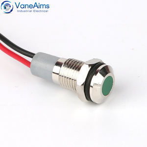Metal Indicator Lights 6/8/10/12mm Power <strong>signal</strong> Lights <strong>3</strong>-6V 12-24V, 110V 220V Small Waterproof LED IP65 - Product Image 5