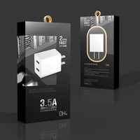 Boîtier de téléphone personnalisé, écouteurs, chargeur d'écouteurs, articles de données, boîte pliante en plastique PVC PET transparent