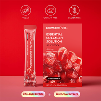 LIFEWORTH Collagène Peptidique Coréen en Jelly Stick, Complément pour une Peau Saine