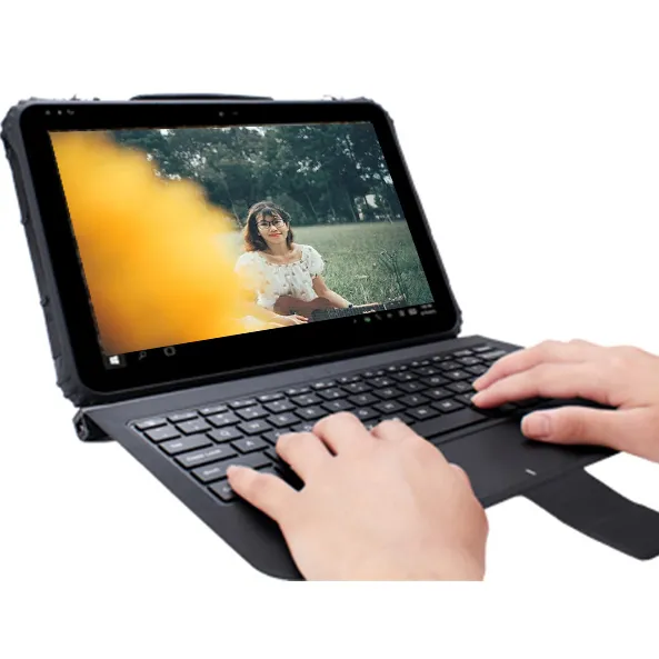 12.2 inç Win 10 çekirdek m3-7Y30. Endüstriyel Tablet su geçirmez sağlam Tablet (isteğe bağlı klavye)