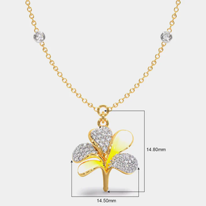 Pendentif diamant moderne orné et étincelant, bijou élégant et tendance avec un savoir-faire de qualité supérieure et des pierres étincelantes pour les soirées - Product Image 6