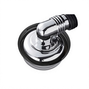 Couverture de drain de <span class=keywords><strong>machine</strong></span> à <span class=keywords><strong>laver</strong></span> en ABS, style artisanat du cuivre ancien, connecteur de sortie de <span class=keywords><strong>tuyau</strong></span> à trois voies, double usage, anti-odeur - Product Image 1