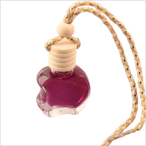 Diffuseur de parfum pour voiture en forme de petite pomme, désodorisant suspendu pour voiture - Product Image 4