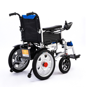 Fauteuil roulant électrique pliable tout-terrain, fauteuils roulants motorisés pour personnes âgées, léger et portable - Product Image 4