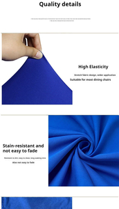 High Spandex Elastic <strong>Chair</strong> Slipcover Machine Washable Durable Eco-Friendly Reusable Universal Fit Customized Color Plain Style - Product Image 5