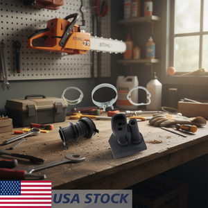 Kit Guarnizioni e Clip per Collettore di Aspirazione per Motoseghe Stihl MS361 MS341, Alta Compatibilità - Product Image 3