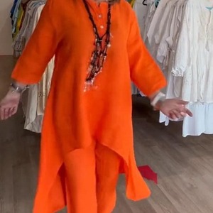 Summer New Solid Color Casual Long Sleeve Cotton <b>Linen</b> Long Tops Long Pants Women's 2 Piece <b>Set</b> Fashion - Product Image 5