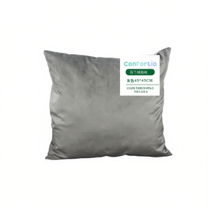 Cuscino in Velluto Olandese 45*45 Grigio, Elegante Cuscino per Seduta e Decorazione - Product Image 2