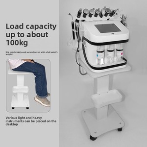 Chariot de rangement mobile pour instruments de beauté, support de base pour microbulles, étagère de rangement mobile, colonne métallique étanche IPX9 - Product Image 3