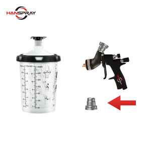 אקדח ריסוס חשמלי PP תעשייתי HVLP אוטומטי 90-800ml מקצועי ונייד לצביעה - Product Image 6