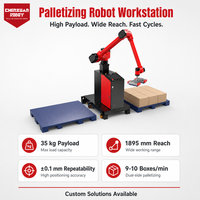 Celda Robótica Inteligente Integrada para Paletización, Manipulador de Fácil Programación para el Manejo de Cajas en Paletización de Doble Cara en el Proceso de Fabricación