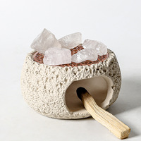 Diffuseur de cire en béton de marque LAVO en gros, écologique, résistant à la chaleur, durable, portable, pour parfum d'intérieur et aromathérapie, en cristal