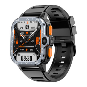 Montre connectée Android 4G PGD, écran carré, suivi du sommeil, IP67, RAM 2 Go, ROM 16 Go, carte SIM, double caméra, WiFi, GPS, étanche - Product Image 1
