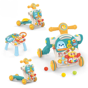 Juguetes Educativos para Bebés, Andador <span class=keywords><strong>de</strong></span> Música <span class=keywords><strong>4</strong></span> en 1, Paseantes <span class=keywords><strong>de</strong></span> Ciencia Preescolar, Cochecitos - Product Image 1