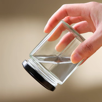 Bouteille en verre hexagonale transparente de haute qualité pour cornichons, pot vide pour confitures de fruits, sauce chili, récipient de stockage alimentaire pour la cuisine