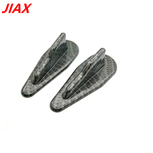 Aileron arrière de voiture, style EVO, aileron de requin arrière de toit automobile, motif en fibre de carbone, universel 10 pièces/ensemble, générateur de <span class=keywords><strong>vortex</strong></span> + décoration en un seul - Product Image 4