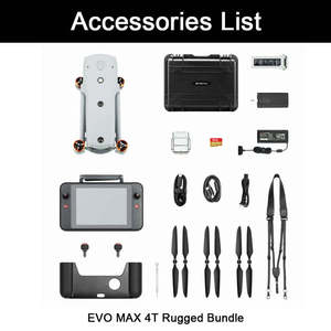Dron Autel Robotics EVO Max 4T <span class=keywords><strong>con</strong></span> Batería Térmica Universal, Quadcopter Altar 4T de Largo Alcance, Cámara Comercial 8K, Plástico y Aluminio - Product Image 3