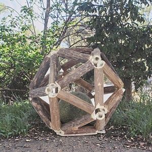 Actinidia Polygama de estilo clásico ecológico, palo Molar de hierba gatera, juguete interactivo para mascotas con bola de campana para gatos y perros - Product Image 3