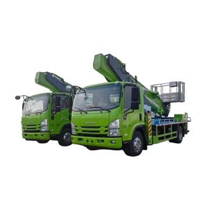 I-suzu 30m flèche télescopique <span class=keywords><strong>Diesel</strong></span> camion de travail aérien nouvel état transmission manuelle camion à godet télécommande homme chariot élévateur - Product Image 4