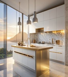 Muebles de Cocina Modulares de Madera Modernos de Alta Calidad con Diseño Personalizado - Product Image 5