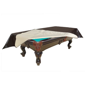 Housse de table de billard 7 8 9 pieds en cuir PU imperméable noir, protection pour table de snooker et de billard - Product Image 4