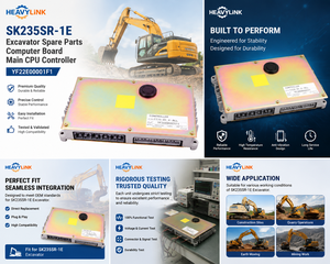 แผงวงจรควบคุมหลัก CPU รุ่น YF22E00001F1 สำหรับรถขุด HEAVYLINK SK235SR-1E อะไหล่คอมพิวเตอร์บอร์ด - Product Image 1