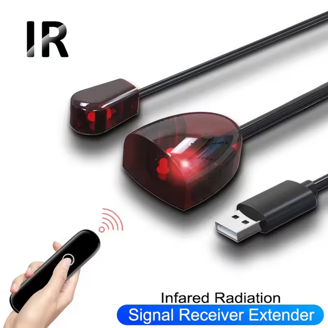 Infrared IR Remote Extender Repeater Receiver USB Adapter Transmitter Applies to All Remote Control Devices for DVD Set STB Box