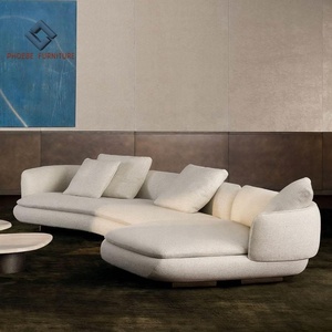 أحدث أريكة قطاعية فاخرة منحنية لعام <span class=keywords><strong>2026</strong></span> لغرفة معيشة كبيرة، بتصميم عصري على شكل عناق، تخطيط وحداتي، أثاث منزلي راقي - Product Image 2