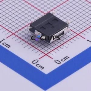 TS-1057W-03126 Tactile Switch SMD,6x6.4mm Switch Single Pole Single Throw Round Button Vertical Mount 6.4mm - Product Image 2