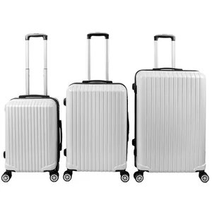 8 takım ambalaj küpleri bavul yumuşak bagaj seyahat çantaları büyük bir ambalaj organizatörleri ile 360 derece tekerlekler