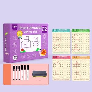 Cahier de calligraphie réutilisable pour enfants de <span class=keywords><strong>5</strong></span> à 7 ans, nouveau design, style dessin animé bleu, avec stylo magique pour la pratique de l'écriture manuscrite - Product Image 4