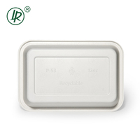 Beste Prijs Aangepaste Supermarkt Verpakking Lade Wit Vierkant Wegwerp Pp Plastic Fruit Trays Voor Voedsel