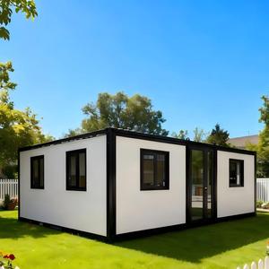 Mái nhà phẳng mô-đun nhà prefab 20ft 40ft gấp di động nhà nhỏ 2 3 phòng ngủ sang trọng đúc sẵn nhà CONTAINER mở rộng - Product Image 1