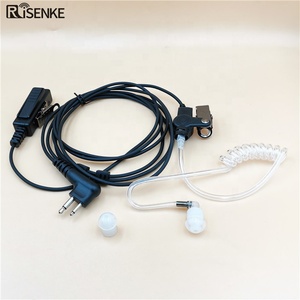 Auriculares de tubo acústico de 2 pines con conector M para Motorola CP200, DP450, DEP450, CLS1110, CLS1140, CP200D - Product Image 1
