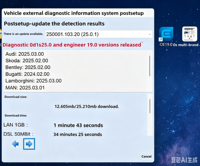 Herramienta de Diagnóstico para Automóviles Audi, ODIS25.01/E19, con WiFi, CAN FD y DOIP 6154, Transfronteriza, Dispositivo VA